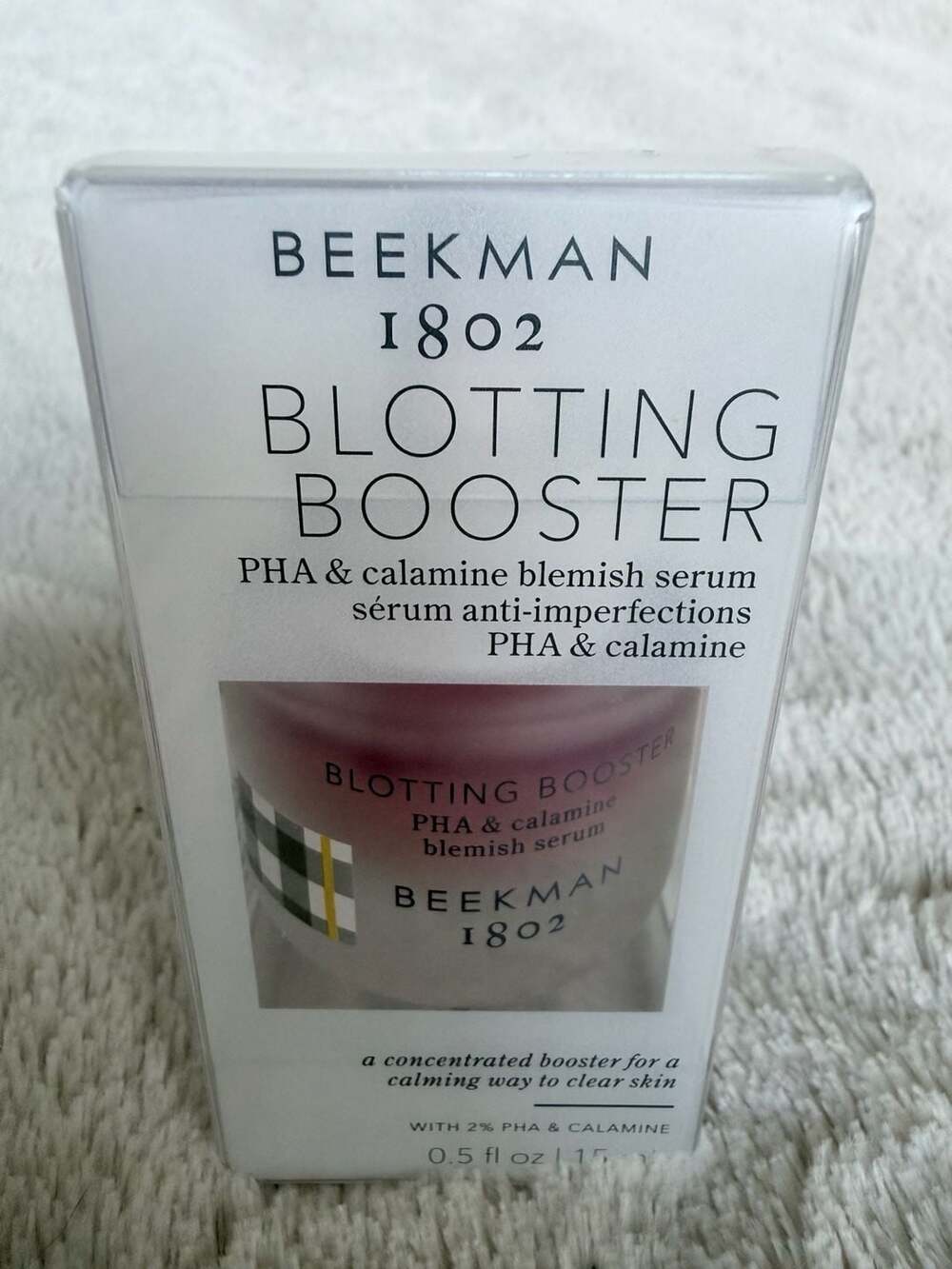 Beekman 1802 Blotting Booster PHA & Calamine Blemish Serum 0.5 fl oz